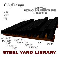 120 Wall Rectangle Ornamental Tube
