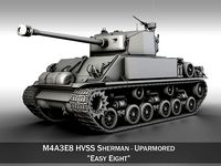M4A3E8 HVSS Sherman - Uparmored