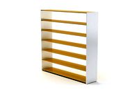 White And Brown Shelf Sytem