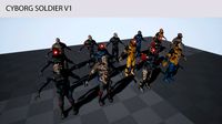 Cyborg Soldier V1 ue4 asset