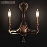 Crystorama Garland Collection sconce