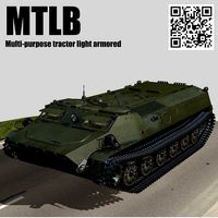 MTLB Russian multi-purpose tractor light armored