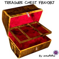 Treasure Chest FBX OBJ