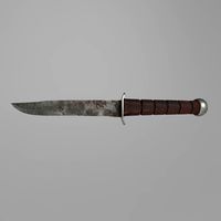 Kabar Combat Knife Game-Ready Midpoly PBR