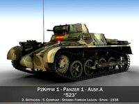 Panzer 1 - PzKpfw 1A - Spainish Civil War