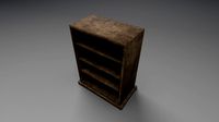 Low poly bookstand