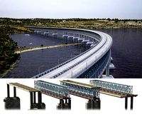Bridge Construct - 3d model - vray ready