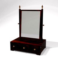 Antique dressing table mirror
