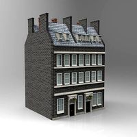 No 10 Downing Street for obj and fbx