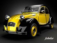 CITROEN 2CV yellow