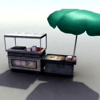 Street Hotdog Stand