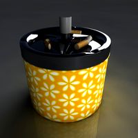 Spinning ashtray 3D Model
