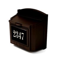 Letterbox With Address Plate