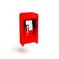 Street   Red Phonebooth