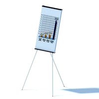 Easel With A Graph
