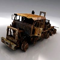 3D Models Army wreck HETS 3D Model