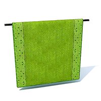 Green Doormat With Decorations