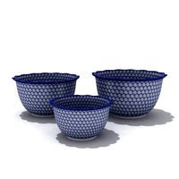 Blue Patterned Bowels