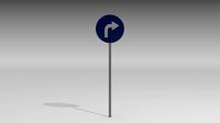 Turn right sign