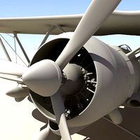 Fiat CR42 Falco Fighter Bi-Plane