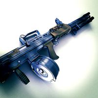 SA80 Machine gun Hi-Res