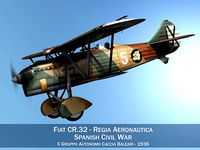 Fiat CR 32 - Italy Air Force - X Gruppo