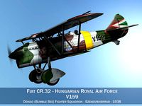 Fiat CR 32 - Hungarian Royal Air Force - V159