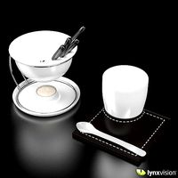 Porcelain Fondue Set