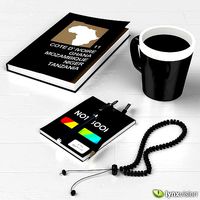 Ceramic Mug Book and Notepad