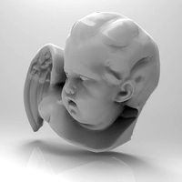 Angel Sculpture Studio Max