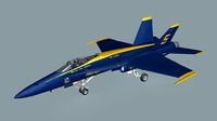 F18C Hornet Blue Angels aircraft