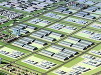 Cityscape with Factory Infrastructures