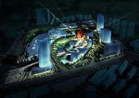 Exotic Cityscape with Skytracker Design