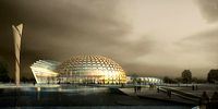 Building with Posh Exterior Design