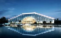 Building at night waterfront 876 3D Models