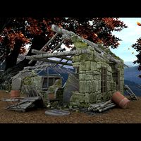 Derelict Buildings Lightwave obj