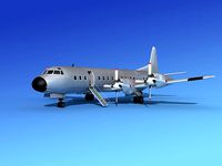 Lockheed L-188 Electra HP Bare Metal