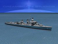 Sumner Class Destroyer  DD-761 USS Buck