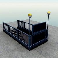 Subway Stairs Entrance