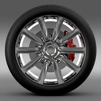 Bentley Continental GT wheel 1