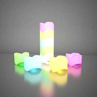 Illuminated Bone Stacking Chair