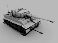 Tiger I Tank Sdkfz 181 - Panzerkampfwagen VI Tiger Ausf E