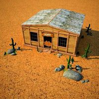 Wild West RailStation Saloon 02 Set