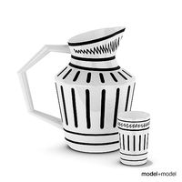 Isi jug and cup