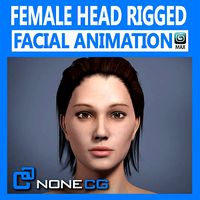 Adult Female Head Rigged