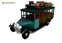 Old fashion bus