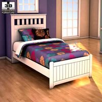 Ashley Lulu Twin Panel Bed