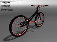 Trial bicycle 3D Model
