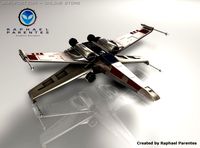 Xwing SpaceCraft SpaceShip Star Wars 3D Model