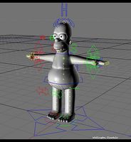 homero simpson C4D